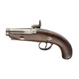 A percussion pistol similar to a Deringer, Eibar, dated 1849