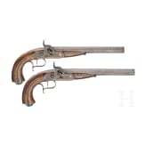 Ein Paar Perkussionspistolen, Adam Kuchenreuter, Regensburg, um 1850