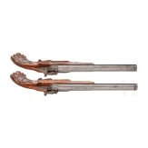 A pair of cased percussion pistols by Faur&eacute; Le Page, Paris, circa 1850