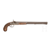 A French percussion pistol-carbine, circa 1850