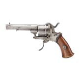 A pinfire revolver, Liege, ca. 1860