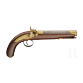 An Indian gold-damascened percussion-pistol, 2nd half of the 19th century