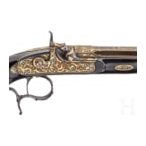 A deluxe percussion target pistol, Geeringkx, Paris, circa 1880/90