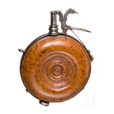 H&ouml;lzerne Pulverflasche, deutsch, um 1650