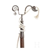 A rare match holder with combined musket rest, German, ca. 1600