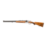 A cased double-barrelled over-and-under rifle by Hambrusch with three extra barrels