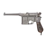 A Mauser C 96 Cone Hammer, fixed rear sight, so-called "Erleichterte Pistole" incl. matching-numbered stock