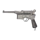 A Mauser C96 Bolo Large Ring Hammer, fixed sight, for six rounds