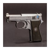 A Mauser self-loading pistol prototype - double action, external hammer