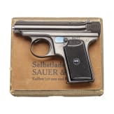 Sauer & Sohn Mod. 19, 1. Ausf&uuml;hrung, im Karton