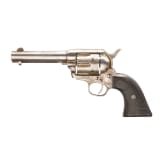 A Colt Single Action Army 1873, silber plated, Frontier Six Shooter