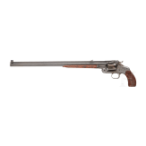 A cased Smith & Wesson Model 320 Revolving Rifle