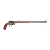 A cased Smith & Wesson Model 320 Revolving Rifle