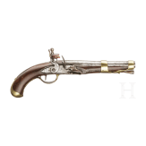 A French flintlock pistol Mod. 1763/66 2nd version, St. Etienne, circa 1775