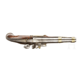 A French flintlock cavalary pistol, Maubeuge M an 9, made 1808