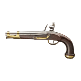 A French pistol M 1816 of the Garde du Corps, 2nd model