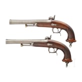 A cased pair of M 1833 officer's pistols