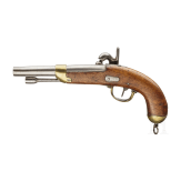 A French cavalry pistol, ca. 1840