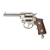 A cased French navy revolver M 1870