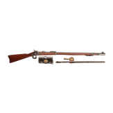 A Springfield Model 1884 "Trapdoor" infantry rifle