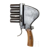 A four-barrelled flare gun by Gebr. Rempt