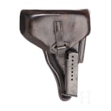 A Mauser P 38, code "byf - 43" with holster