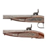 Ein Paar Perkussionspistolen, Adam Kuchenreuter, Regensburg, um 1850