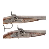 Ein Paar Perkussionspistolen, Adam Kuchenreuter, Regensburg, um 1850