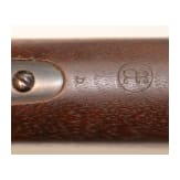 A Springfield Model 1884 "Trapdoor" infantry rifle