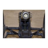 A model of a German fieldgun with limber, dated 1876