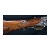 A flintlock rifle by Bosler in Darmstadt, ca. 1780