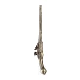 An Ottoman silver-mounted flintlock pistol, 18th century