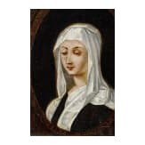 An old master painting of an abbess, probably French, 17th century