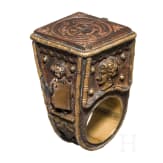 An Italian bishop's ring with a secret compartement, 19th century