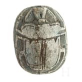 An Ancient Egyptian amulett scarab, 2nd - 1st millenium B.C.