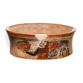 A Maya bowl decorated with spider monkeys, Guatemala, late classical period, 600 - 900 A.D.