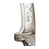 A silver-inlaid Pesh Kabz, Buchara, 1st half of the 20th century