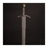 Ritterliches Schwert mit Bronzeknauf, Frankreich, um 1350
