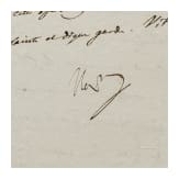 Napoleon I – a letter signed by his own hand, Vitebsk, 1.8.1812