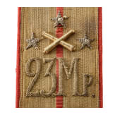 A pair of shoulder boards for a captain of the Russian 23rd Mortar Regiment, circa 1910/15
