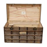 Queen Isabella II of Spain – a travel chest from the equipage used on her escape to exil in 1868