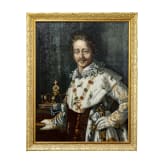 King Ludwig I of Bavaria – a painting in a frame