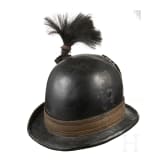 A hat for a postilion of the German Reichspost in the principality of Waldeck, circa 1890