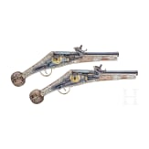 Ein Paar Radschlosspistolen, Repliken im Stil des 16. Jhdts.