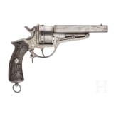 A Revolver by Teodoro Ybarzabal, Sys. Galand, Eibar, circa 1870