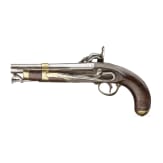 A percussion pistol M 1852, Cavalry and Guardia Civil, made 1858
