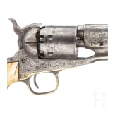 A Colt Navy Mod. 1861, factory engraved, ivory grips
