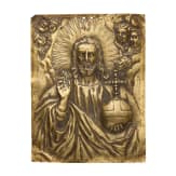 Reliefplatte "Salvator Mundi", Antwerpen, um 1600