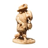 Elfenbeinfigur Marketender, fl&auml;misch, um 1700