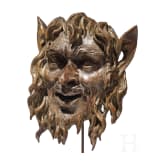 Gesicht eines Satyrs, &ouml;sterreichisch, wohl Wien, um 1700
